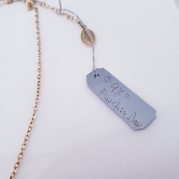 NWT BEJEWEL NECKLACE WITH FACETED BRIOLETTES - Picture 7 of 7